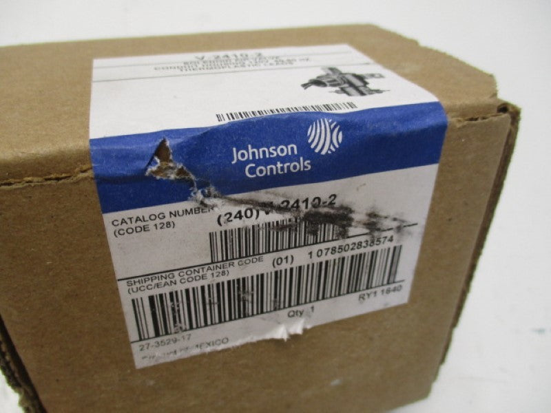 JOHNSON CONTROLS V-2410-2 SOLENOID AIR VALVE * FACTORY SEALED *