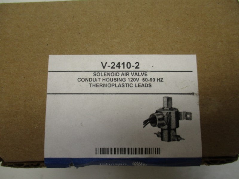 JOHNSON CONTROLS V-2410-2 SOLENOID AIR VALVE * FACTORY SEALED *