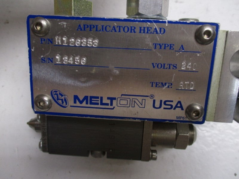 MELTON USA H126353 APPLICATOR HEAD 240V  UNMP
