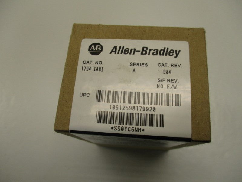 ALLEN BRADLEY 1794-IA8I SER. A DATE:2010  NSFS