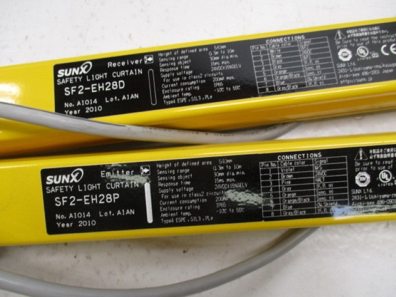 SUNX SF2-EH28 SAFETY LIGHT CURTAIN SET  NSMP