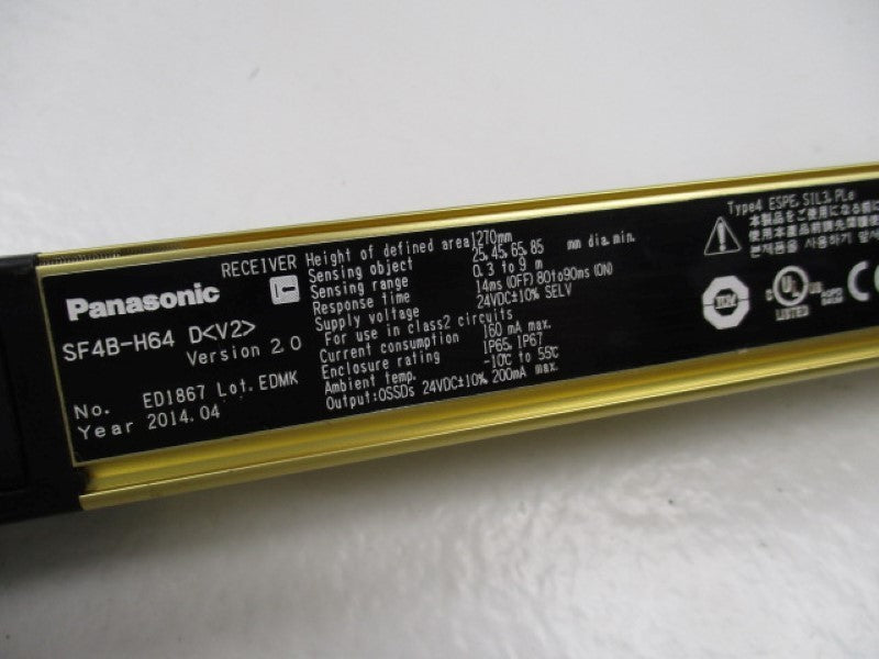 PANASONIC SF4B-H64 LIGHT CURTAIN RECIEVER  UNMP?
