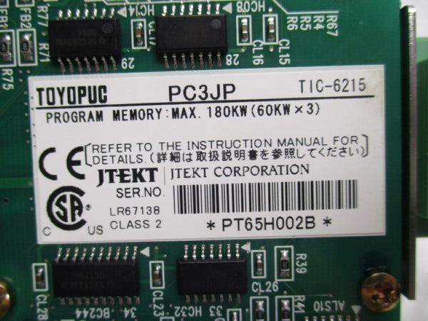 TOYOPUG PC3JP TIC-6215 MEMORY BOARD  UNMP