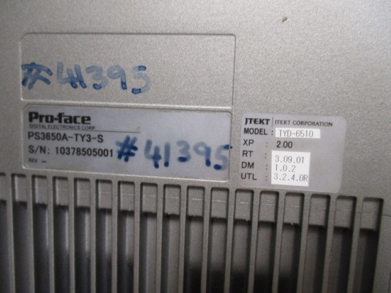 JTEKT PRO-FACE  PS3650A-TY3-S OPERATOR INTERFACE PANEL  UNMP