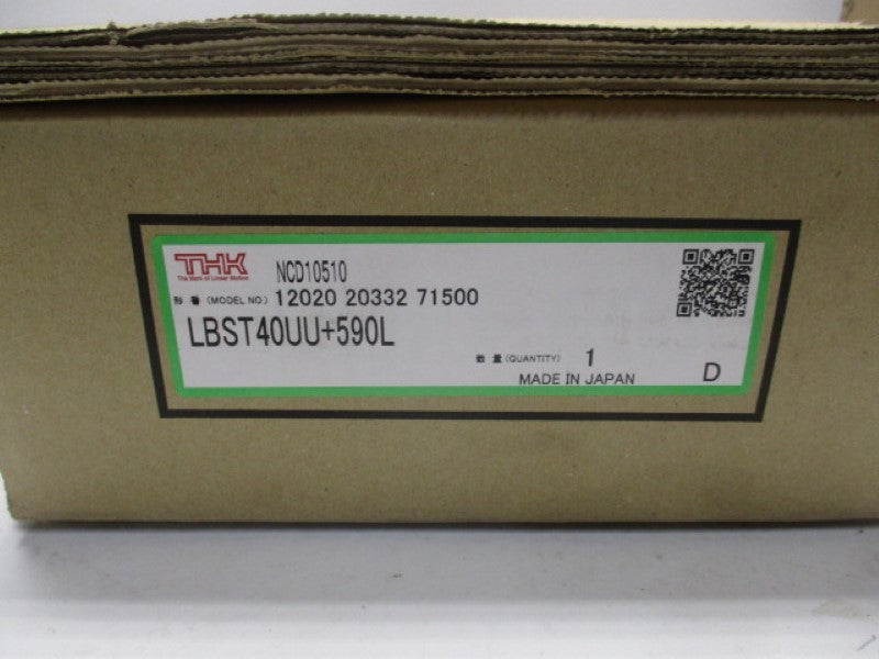 THK LBST40UU+590L LINEAR BEARING GUIDE BLOCK * FACTORY SEALED *