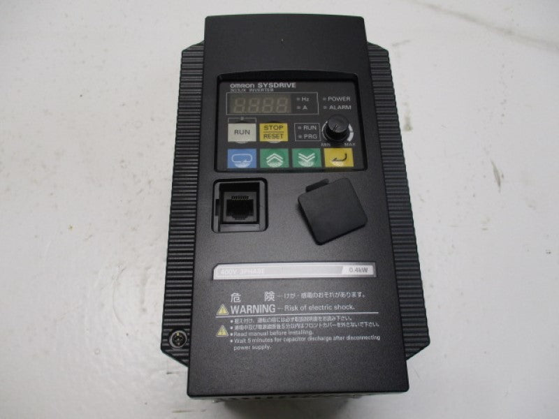 OMRON 3G3JX-A4004 INVERTER DRIVE 0.4KW 3PH (MISSING ACCESSORIES)  NSNP