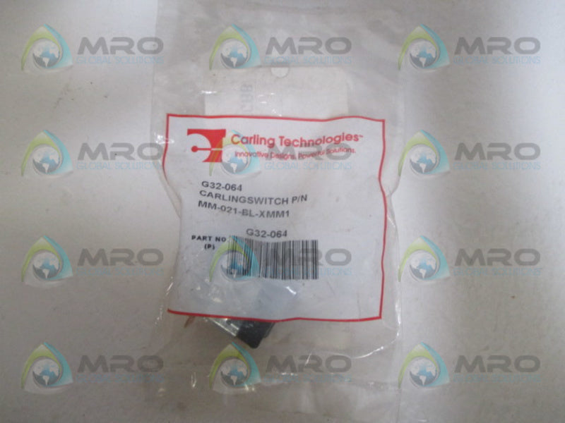 CARLINGTON TECHNOLOGIES G32-064 SWITCH MM-021-BL-XMM1 * NEW IN FACTORY BAG *