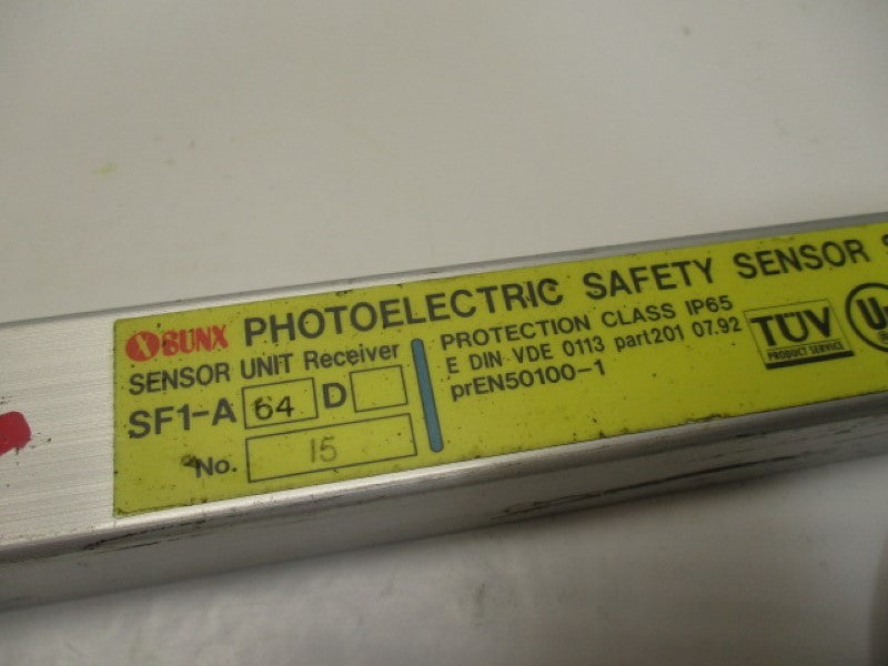 SUNX SF1-A64D RECIEVER SAFETY LIGHT CURTAIN  UNMP