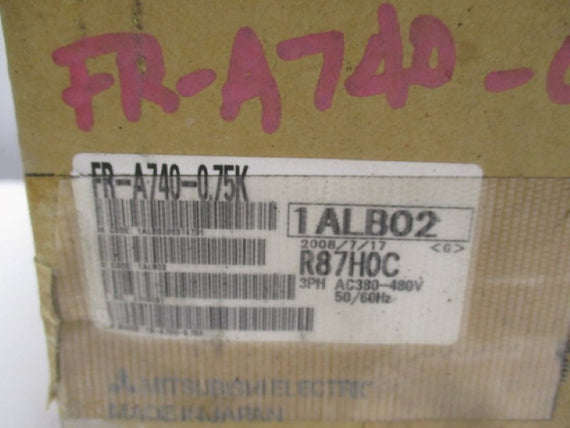 MITSUBISHI FR-A740-0.75K INVERTER 380-480V * NEW IN BOX *