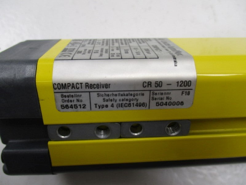LUEZE CR50-1200 SAFETY LIGHT CURTAIN RECIEVER SENSOR  UNMP