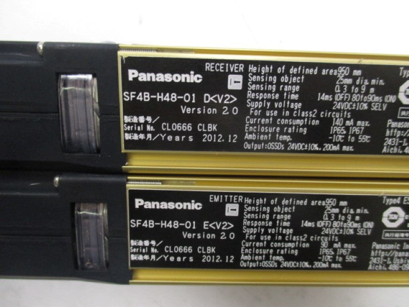PANASONIC SF4B-H48-T SAFETY LIGHT CURTIAN SET  NSMP