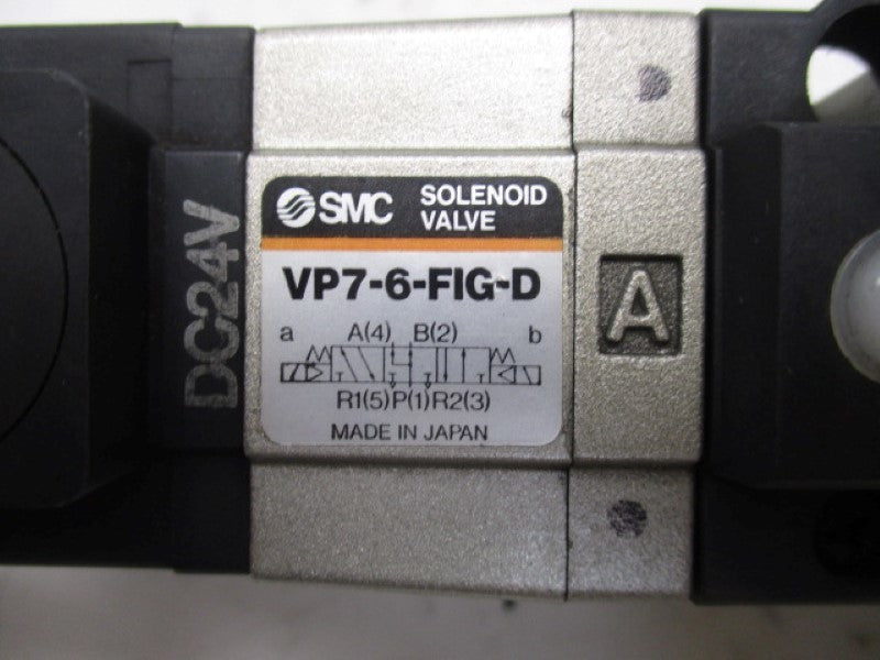 SMC VP7-6-FIG-D SOLENOID VALVE 24VDC  NSNP