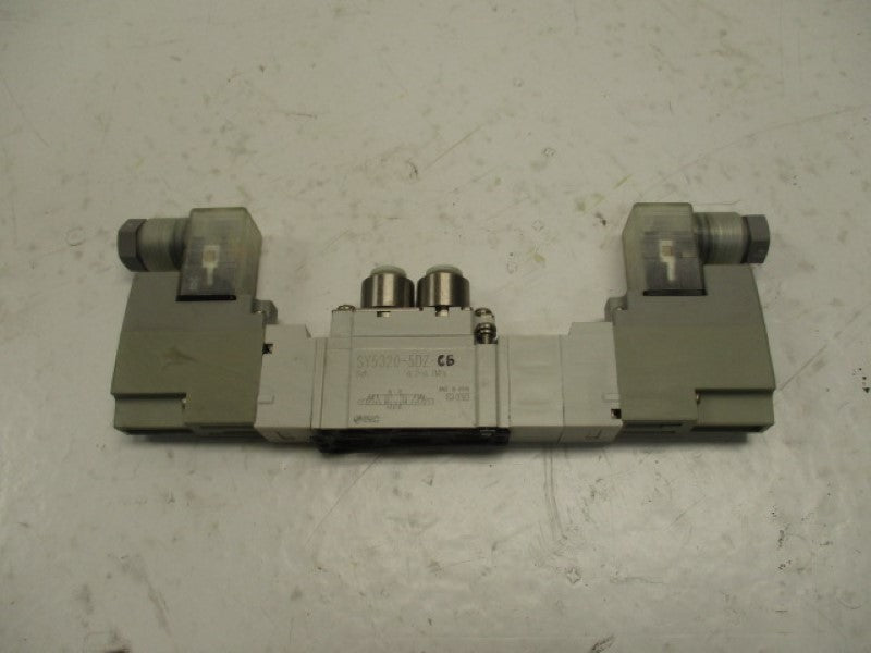 SMC SY5320-5DZ-01 SOLENOID VALVE  24V (AS PICTURED)  UNMP