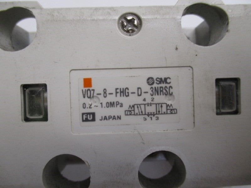 SMC VQ7-8-FHG-D-3NRSC DOUBLE SOLENOID VALVE   UNMP