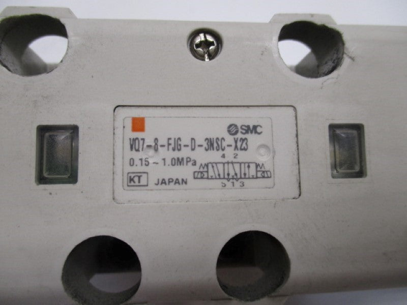 SMC VQ7-8-FJG-D-3NSC-X23 DOUBLE SOLENOID VALVE  UNMP