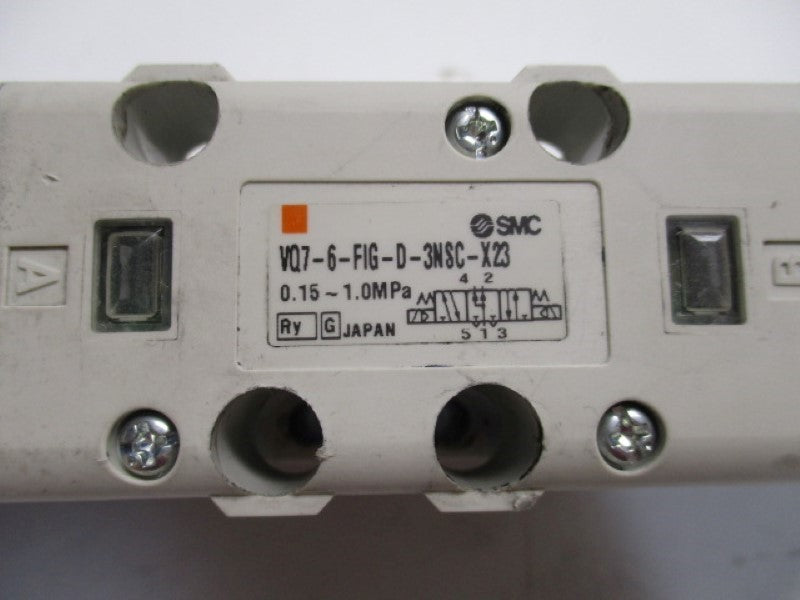 SMC VQ7-6-FIG-D- 3NSC-X23 DOUBLE SOLENOID VALVE   UNMP