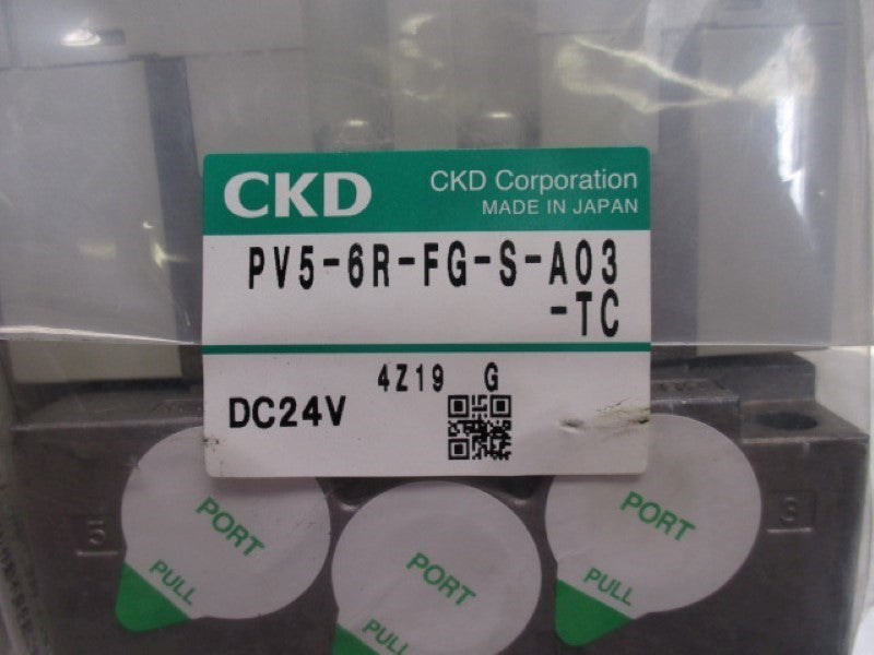 CKD PV5-6R-FG-S-A03-TC SOLENOID VALVE 24VDC  NSMP
