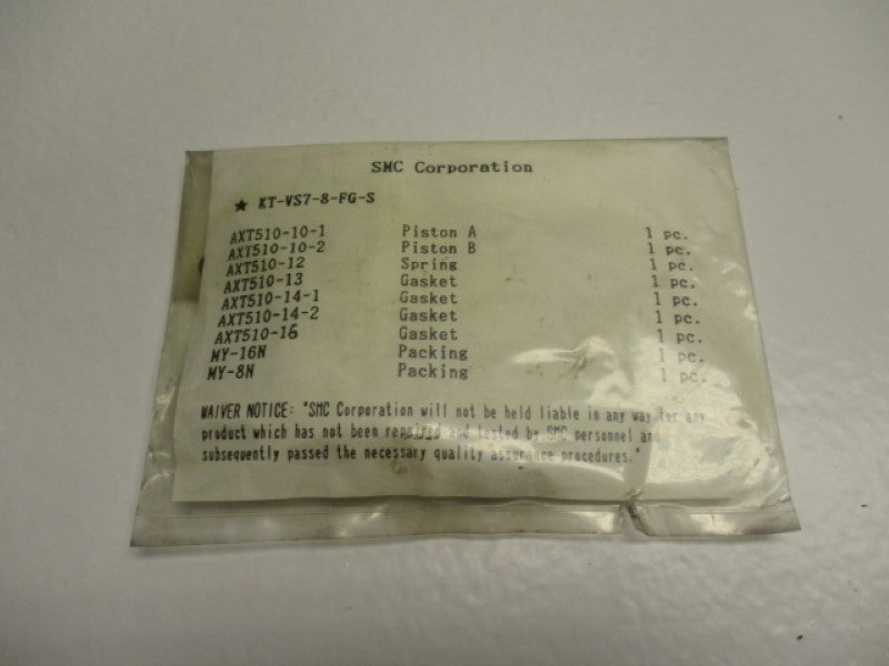 SMC KT-VS7-8-FG-S REPAIR KIT  NSMP