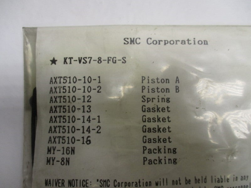 SMC KT-VS7-8-FG-S REPAIR KIT  NSMP