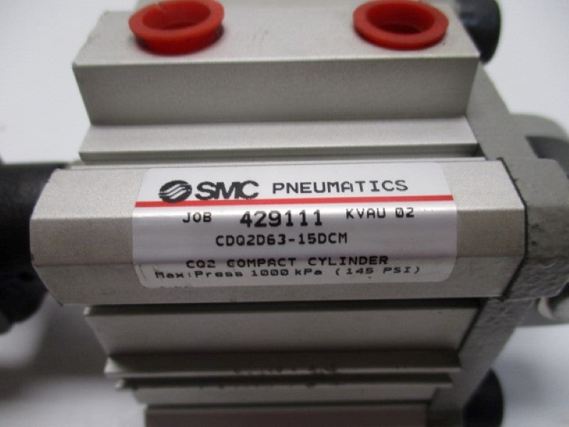 SMC CDQ2D63-15DCM COMPACT CYLINDER (AS PICTURED)  NSNP