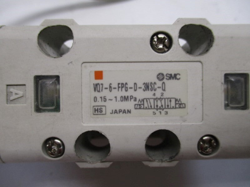 SMC VQ7-6-FPG-D-3NSC-Q SOLENOID VALVE  UNMP