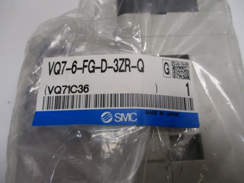 SMC VQ7-6-FG-D-3ZR-Q DOUBLE SOLENOID VALVE  NSMP