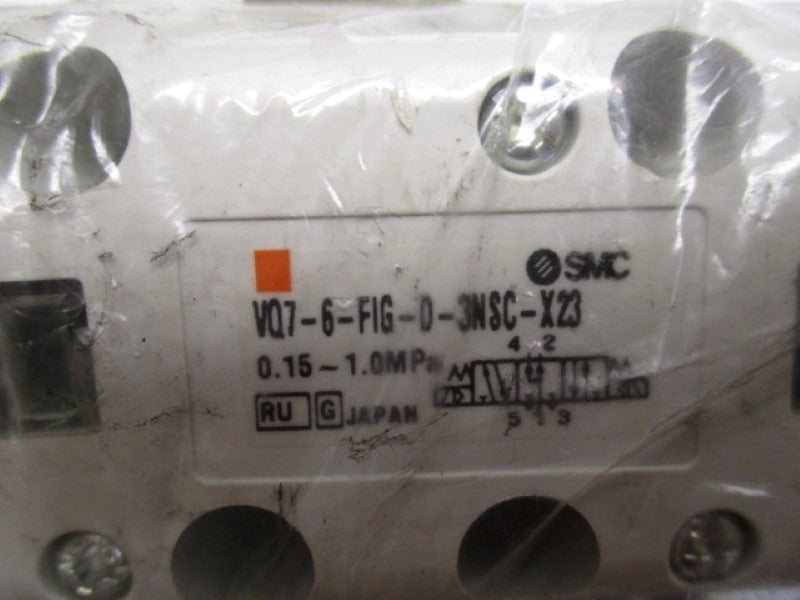 SMC VQ7-6-FIG-D-3NSC-X23 DOUBLE SOLENOID VALVE  NSMP