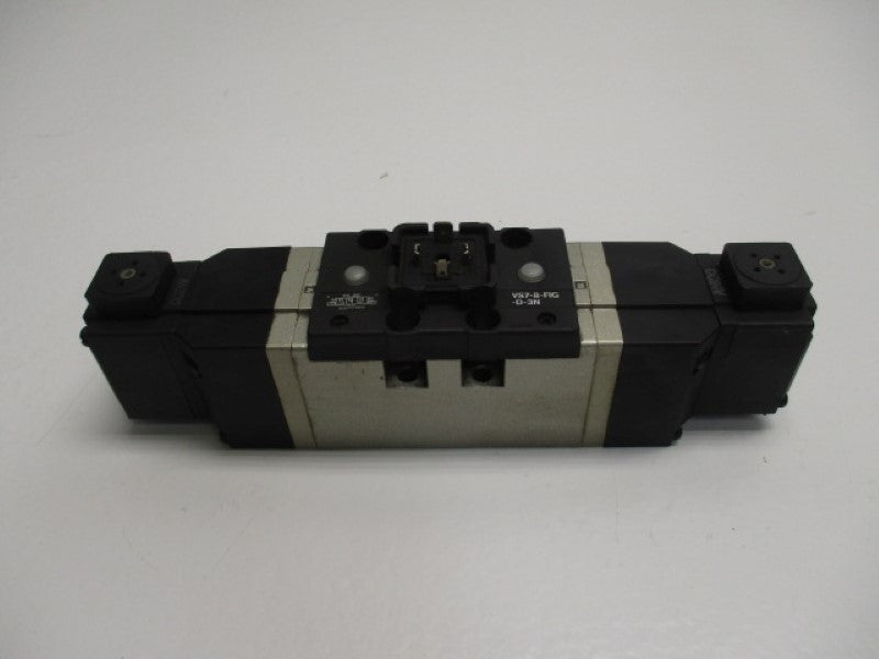 SMC VS7-8-FIG-D-3N SOLENOID VALVE 24VDC  UNMP
