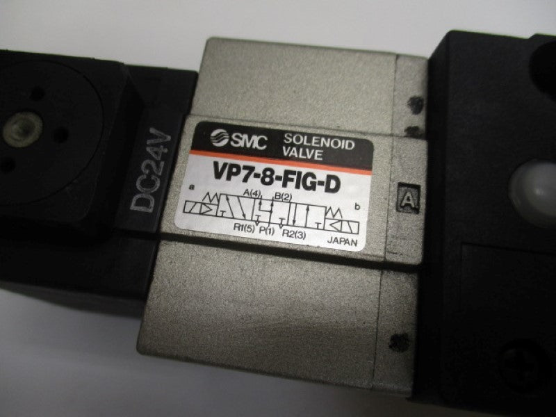 SMC VP7-8-FIG-D DOUBLE SOLENOID VALVE 24VDC  NSNP