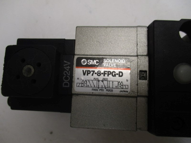 SMC VP7-8-FPG-D DOUBLE SOLENOID VALVE 24VDC  NSNP