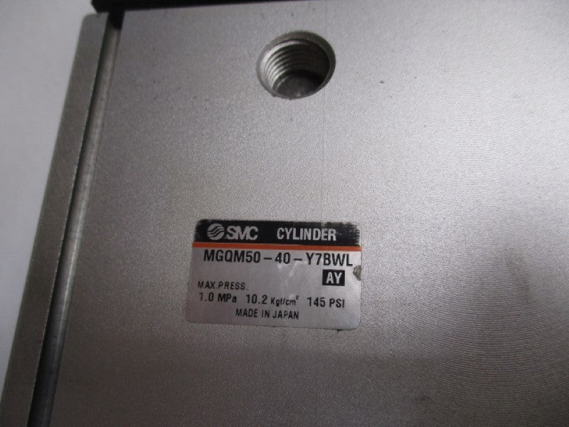 SMC MGQM50-40-Y7BWL COMPACT CYLINDER GUIDE  UNMP