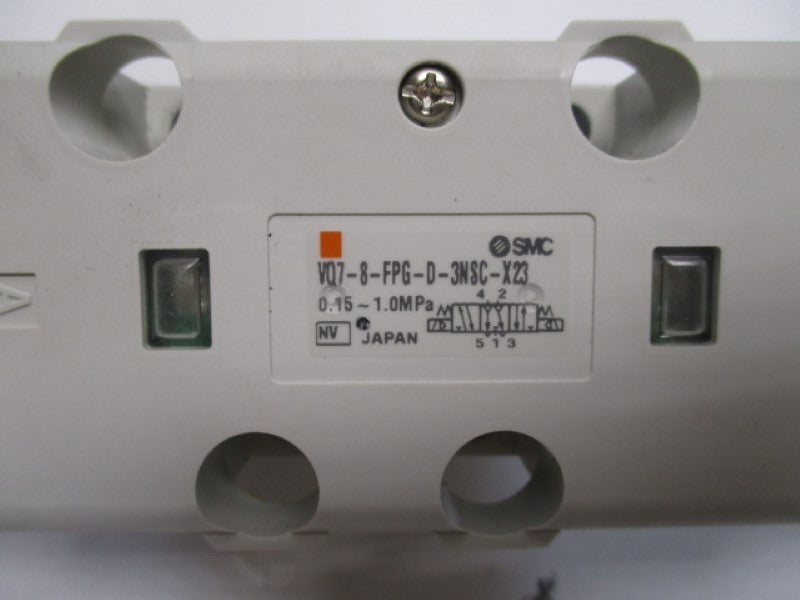 SMC VQ7-8-FPG-D-3NSC-X23 DOUBLE SOLENOID VALVE  NSNP