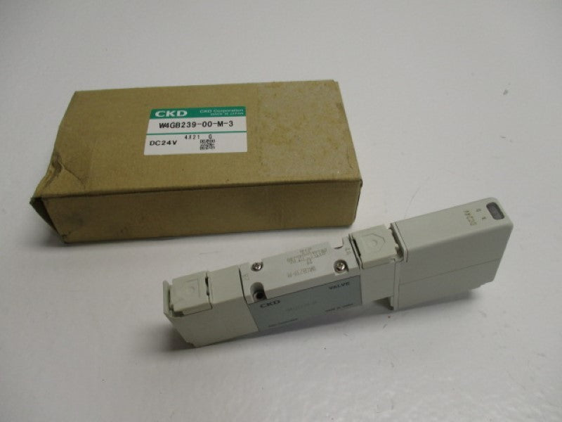CKD W4GB239-00-M-3 SOLENOID VALVE 24VDC  NSMP