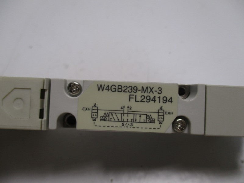 CKD W4GB239-MX-FL294194-3 SOLENOID VALVE 24VDC  NSMP