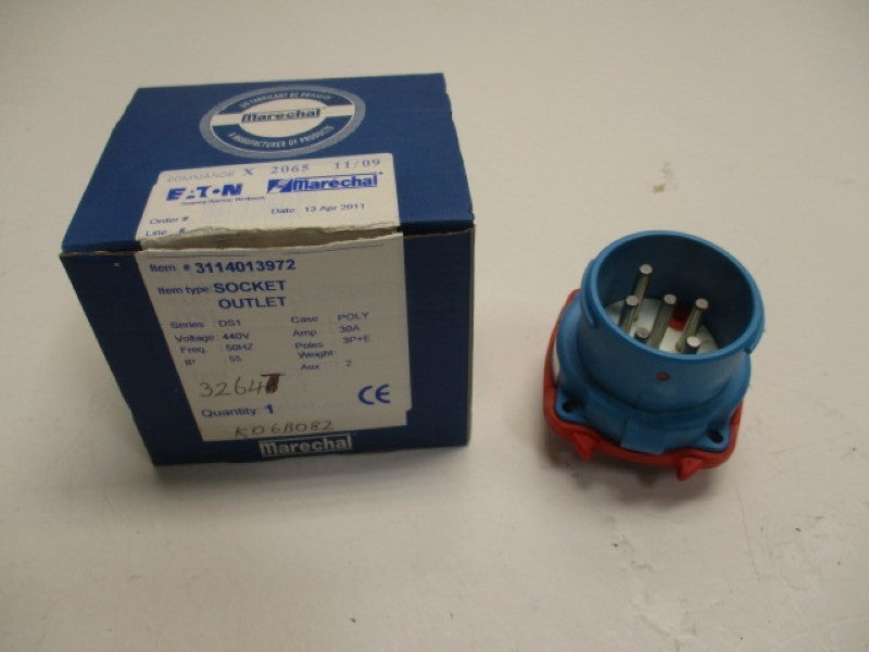 MARCECHAL 3114013972 SOCKET OUTLET 30A 380-440V  NSMP