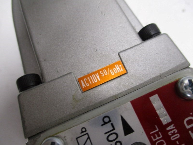 TOYOOKI KOGYO AD-SG051-03A-015 VALVE 110VAC  UNMP