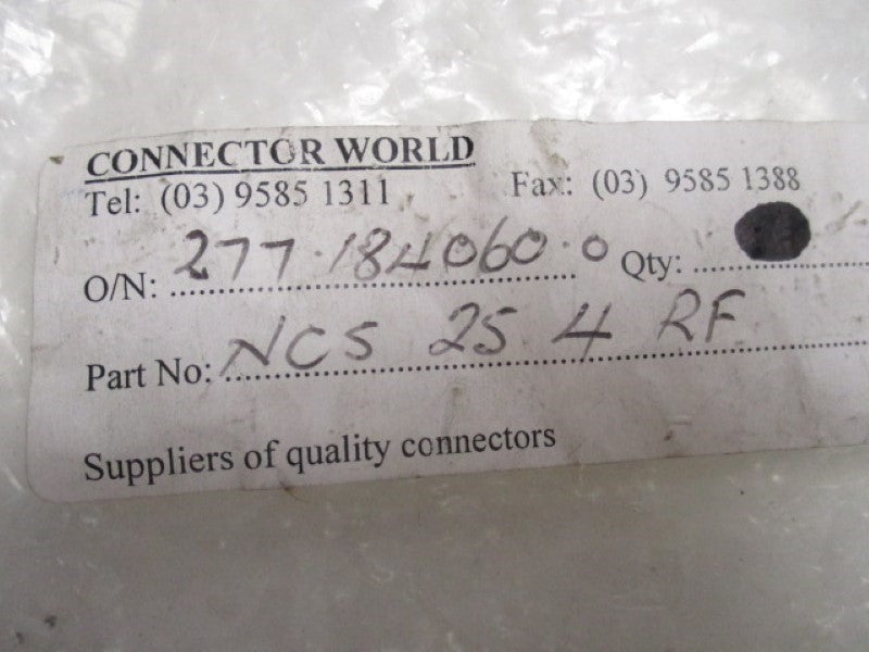 CONNECTOR WORLD NCS-254-RF  NSMP