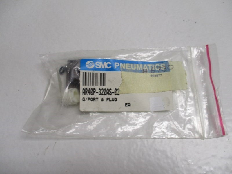 SMC AR40P-320AS-02 G/PORT & PLUG  NSMP