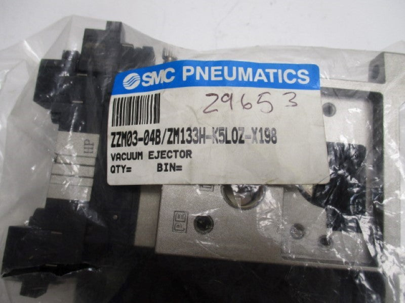 SMC ZZM03-04B-ZM133H-K5L0Z-X198 VACUUM EJECTOR * NEW IN FACTORY BAG*