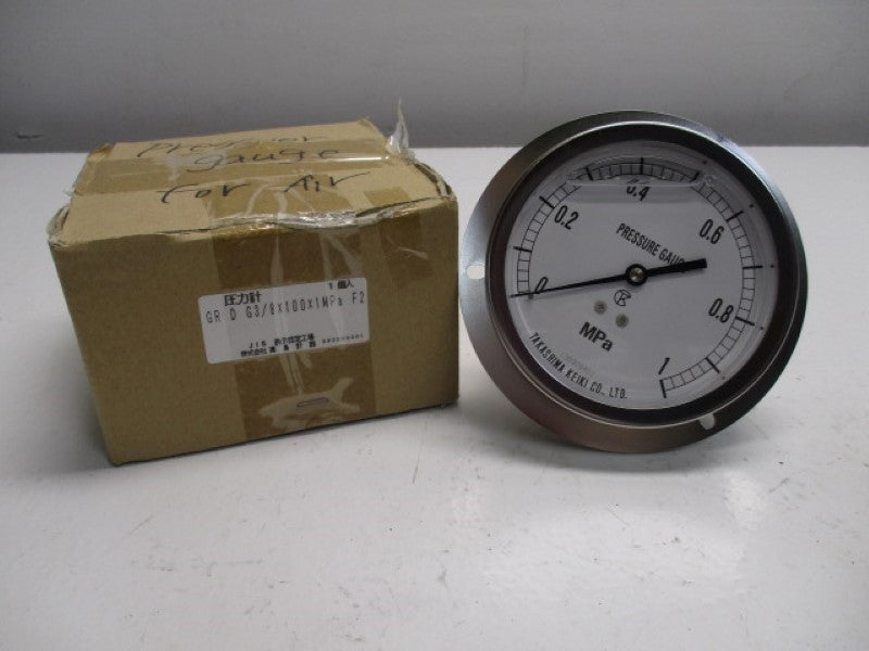 TAKASHIMA GRDDG3/8X1001MPA PRESSURE GAUGE 1MPA  NSMP