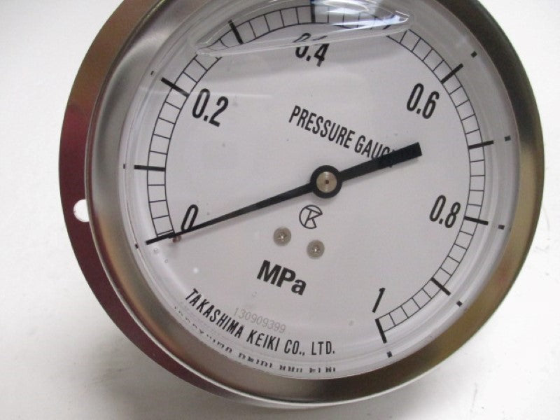 TAKASHIMA GRDDG3/8X1001MPA  PRESSURE GAUGE 1MPA  UNMP