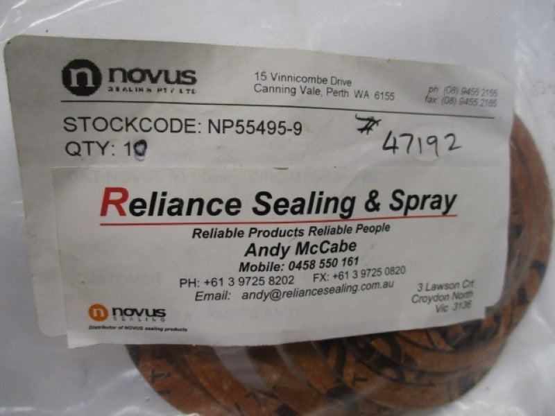 NOVUS NP55495-9 SEAL GASKET (PKG OF 10)  NSMP