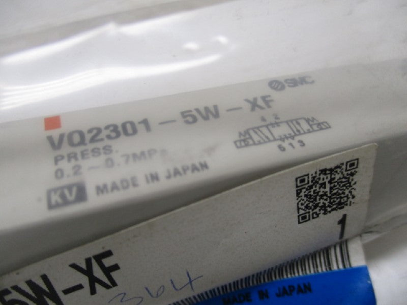 SMC VQ2301-5W-XF PLUG IN VALVE  NSMP