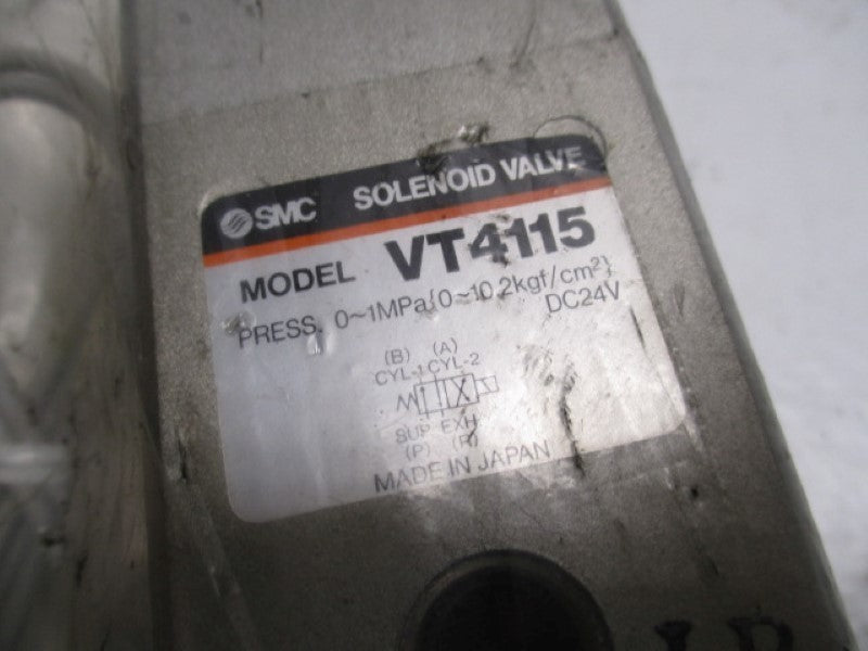 SMC VT4115-025G SOLENOID VALVE 24VDC  NSMP