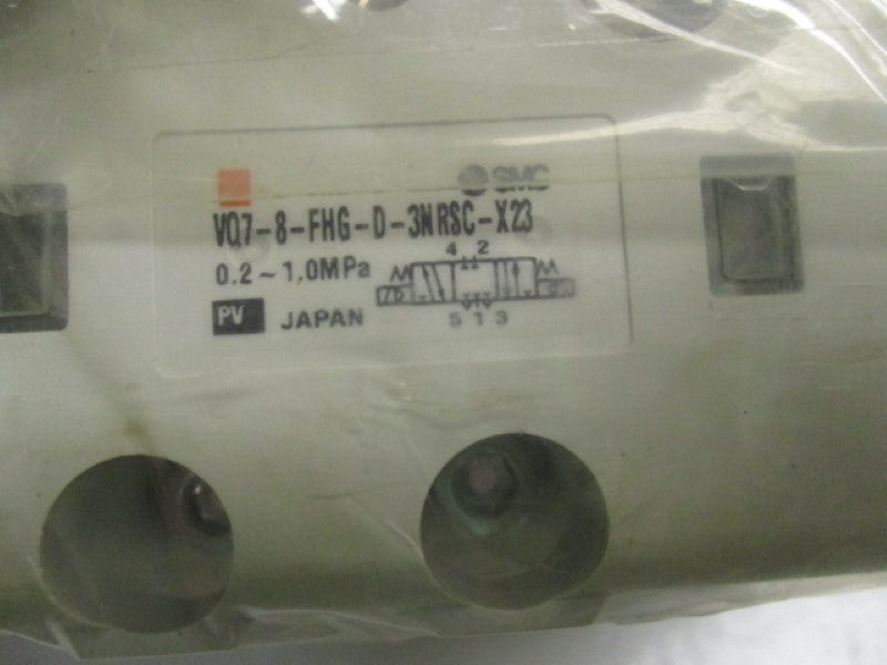SMC VQ7-8-FHG-D-3NRA04-SC-X23 DOUBLE SOLENOID VALVE   NSMP