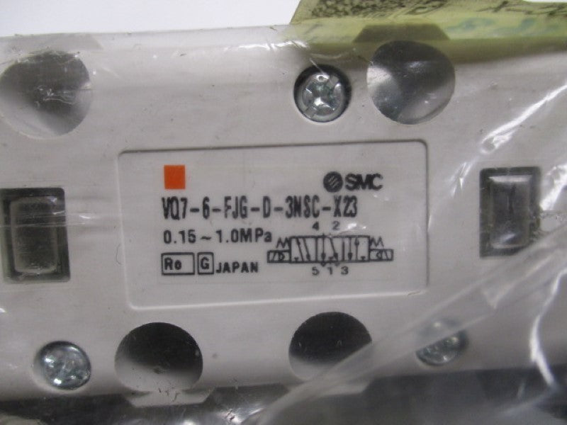 SMC VQ7-6-FJG-D-3NSC-X23 SOLENOID VALVE  NSMP