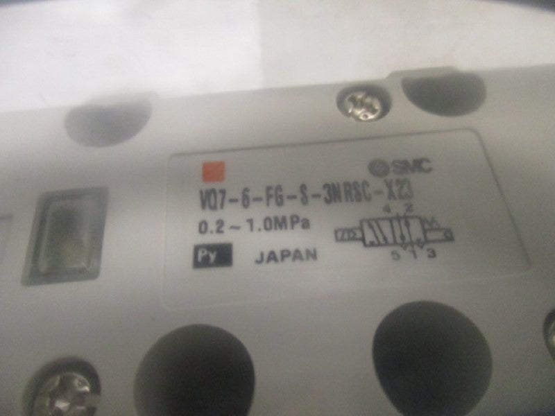 SMC VQ7-6-FG-S-3NRSC-X23 SOLENOID VALVE  NSMP