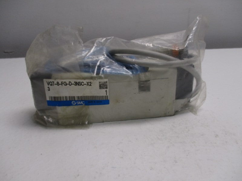 SMC VQ7-8-FG-D-3NSC-X23 DOUBLE SOLENOID VALVE  * NEW IN FACTORY BAG *