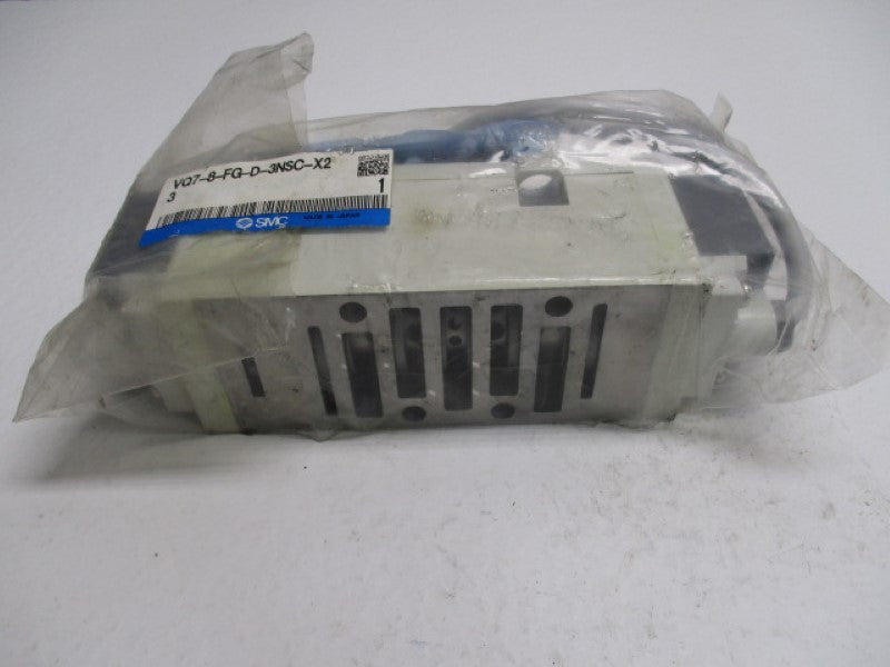 SMC VQ7-8-FG-D-3NSC-X23 DOUBLE SOLENOID VALVE  * NEW IN FACTORY BAG *