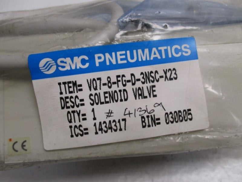SMC VQ7-8-FG-D-3NSC-X23 DOUBLE SOLENOID VALVE  * NEW IN FACTORY BAG *